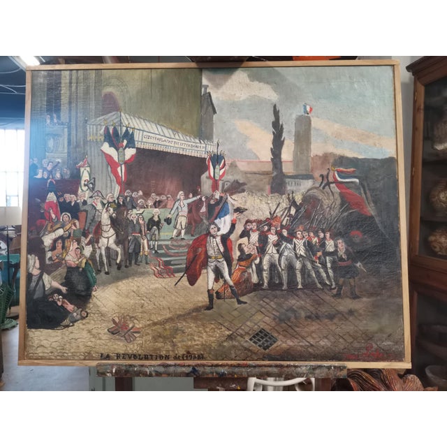 The French Revolution, 1896, Oil on Canvas For Sale - Image 10 of 10