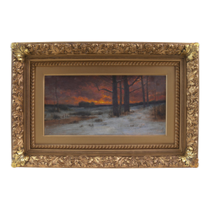 'Evening Glow' by Charles Baker, 1891, New York, Salmagundi, Brooklyn Art Association, Boston Art Club