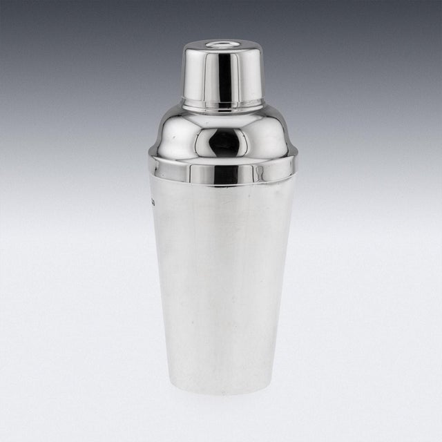 20th Century English Silver Cocktail Shaker from Atkin Brothers, 1924 For Sale - Image 9 of 12