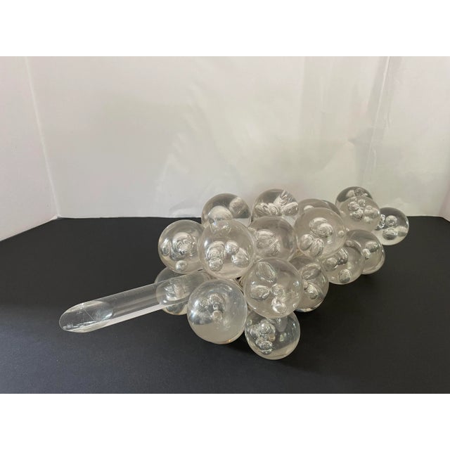 1960s Large Bunch of Lucite Grapes-Vintage For Sale - Image 5 of 11