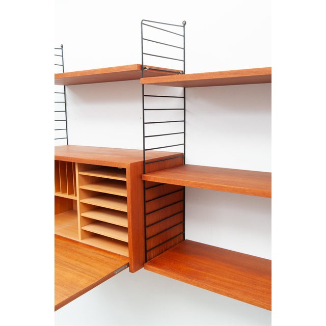 String Wall Shelf by Kajsa and Nisse Strinning, 1950s For Sale - Image 12 of 15