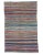 Textile 1960s Vintage Handwoven Colorful Rug- 5′2″ × 8′ For Sale - Image 7 of 7