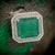 Natural Emerald Diamond Ring Size 6.25 14k W Gold 13.14 TCW Certified For Sale - Image 15 of 18