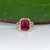 2020s 7.6Ct Madagascar Ruby Ring With Earth-Mined Diamond Accents: Solid 14k Gold, Size 6.75 For Sale - Image 5 of 9