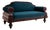 Antique Sofa in Fabric and Walnut, 1870 For Sale