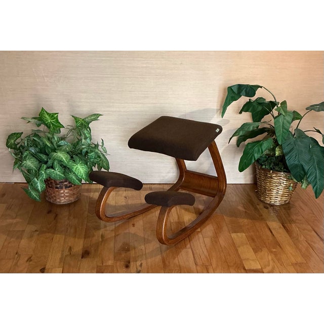 Mid Century Danish Modern, iconic kneeling chair “Variable Balans” designed by Peter Opsvik. This one being called “The...