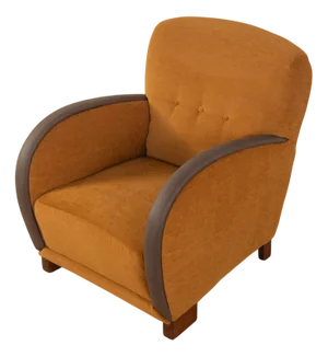 Vintage German Art Deco Lounge Chair, 1930s