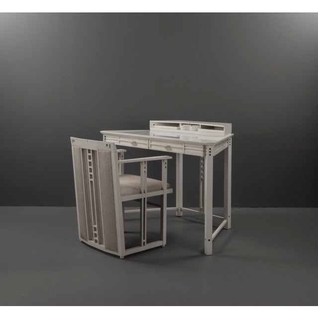 Galaxy Series Desk and Armchair from Giorgetti, 1980s, Set of 2 For Sale - Image 4 of 18