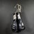 Industrial Rare Ray Flores Black Leather Boxing Gloves c.1950 For Sale - Image 3 of 4