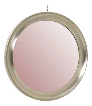 Large Wall Mirror in Metal by Sergio Mazza for Artemide, Italy, 1960s