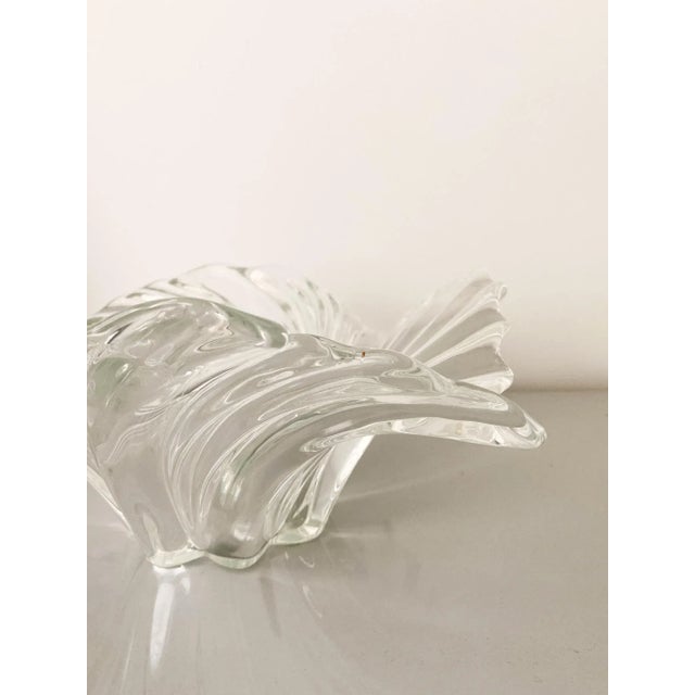 Late 20th Century Vintage Mikasa "Belle Epoque" Large Glass Sculptural Bowl For Sale - Image 5 of 11
