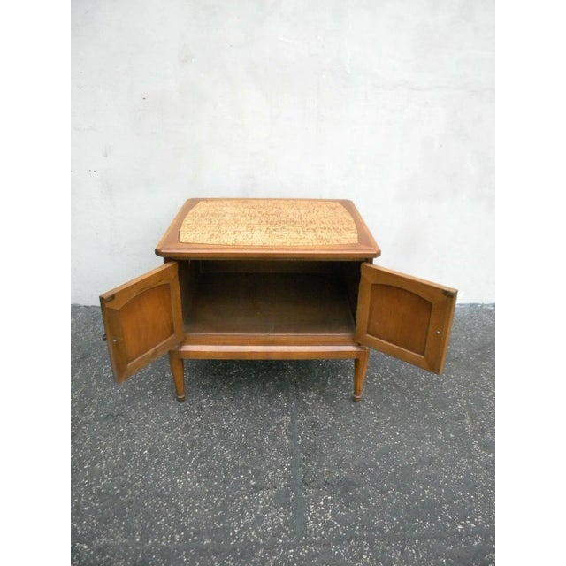 Vintage Mid Century Modern Nightstand End Side Table For Sale - Image 4 of 13