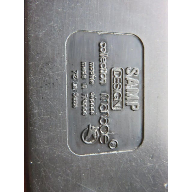 French Orange Table Lamp by Jean René Talopp for Manade, 1970s For Sale - Image 6 of 7