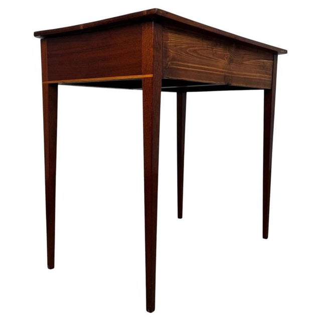 Wood 18th Century Antique Georgian English Mahogany Writing Table For Sale - Image 7 of 10