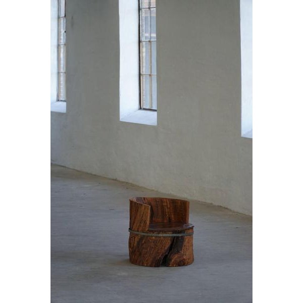 Swedish Primitive Stump Chair in Pine, 1920s For Sale - Image 14 of 18