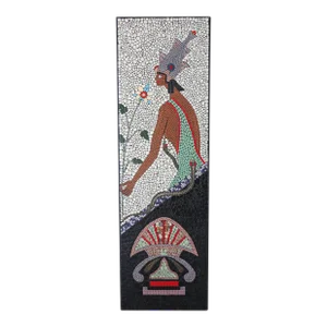 6.5ft Mid Century Egyptian Goddess Mosaic