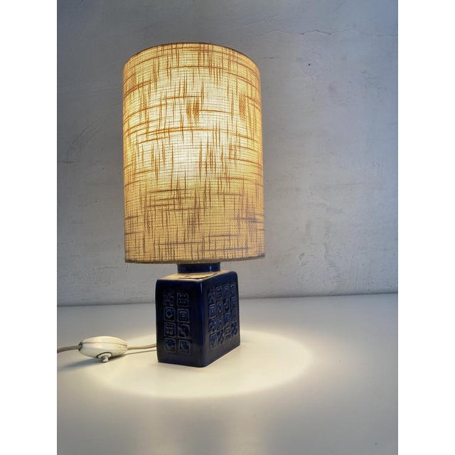 Mid-Century Modern Ceramic Table Lamp by Hans Siery for Carstens, 1960s For Sale - Image 3 of 9