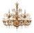 Lively Curls Murano Glass Chandelier in Dark Amber by Simoeng for Simoeng For Sale