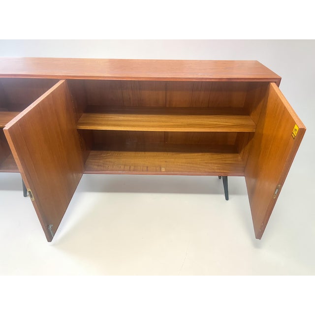 Mid-Century Modern German Teak Sideboard, 1960s For Sale - Image 4 of 13