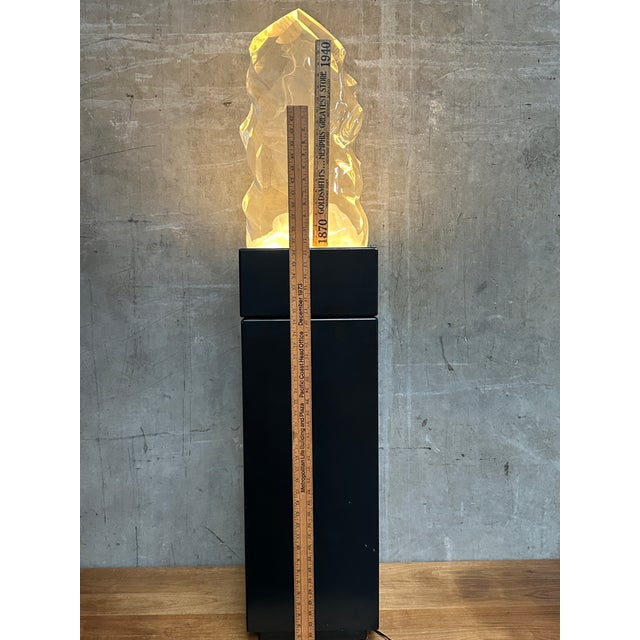1990s Signed Frederick Hart Acrylic Resin Sculpture Echo of Silence 22" For Sale - Image 10 of 13