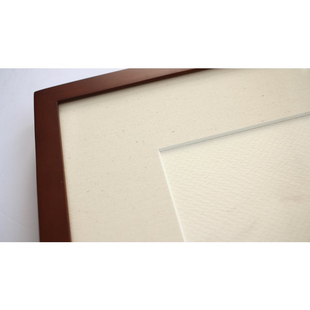 Framed Pink & Grey Reclining Figure Drawing by Michelle Arnold Paine For Sale - Image 6 of 7