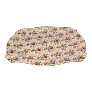 Vintage Floral Roses Chinz Tray Platter Royal Winton R. Grimwades 1995 Welbech