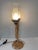 Victorian Electrified Faux Marble Two Light Photophore Lamp With Frosted Glass For Sale In Los Angeles - Image 6 of 13