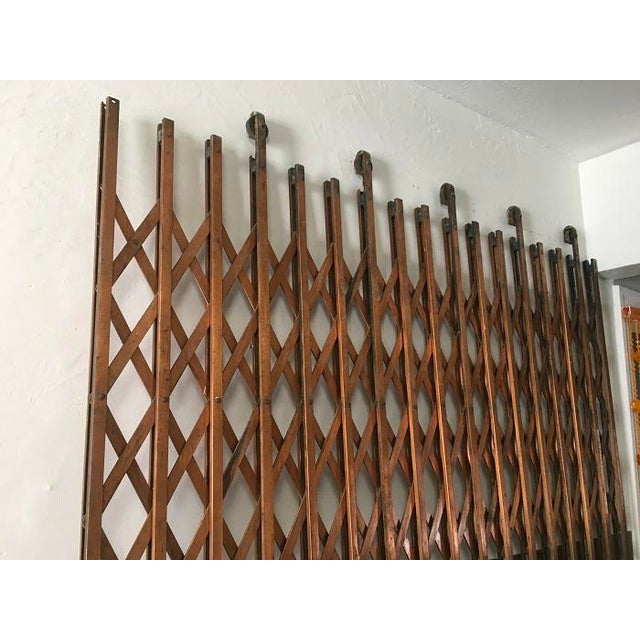 Antique Heavy Metal Brass Otis Elevator/ Lift Scissor Door/Gate Chairish