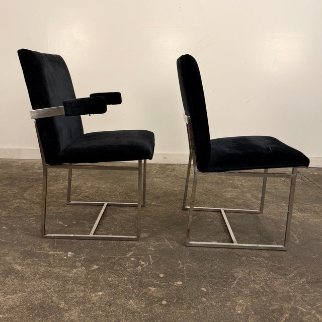 Mid 20th Century Set of 6 Milo Baughman for Thayer Coggin Dining Chairs For Sale - Image 5 of 12