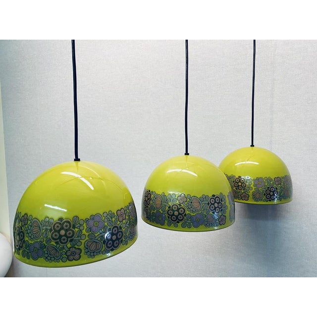 Enamelled Kalas Ceiling Lamp by Kaj Franck & Raija Uosikkinen for Fog & Morup & Araabia, 1970s For Sale - Image 11 of 18