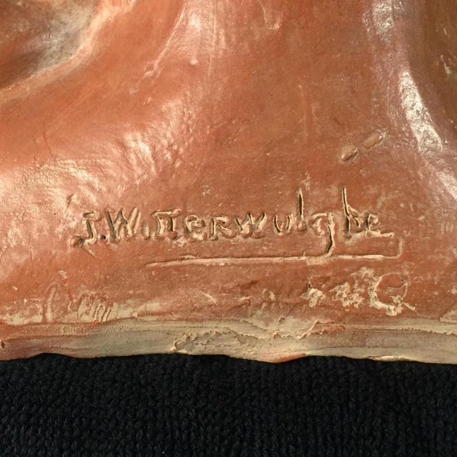 Joseph Witterwulghe, Art Deco Abundance & Putti Sculpture, 1925, Terracotta For Sale - Image 10 of 18