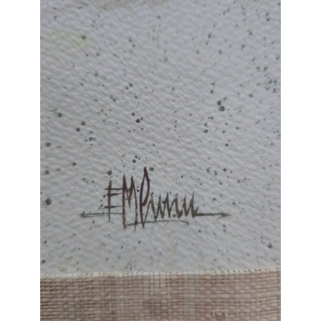 Vintage Coastal Landscape Watercolor with Beached Rowboat Soft, atmospheric vintage watercolor depicting a serene coastal...