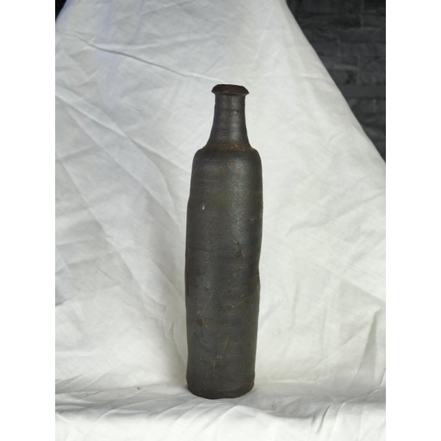 19th Century French Ger Norman Stoneware Bottle, Tall Type 1 For Sale - Image 6 of 13