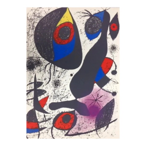 Joan Miro Original Lithograph Indelible 1 1972