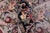 Black Shabby Chic 1990's Medallion Anarkali Pak-Persian Gray/Black Wool Round Rug- 6'1'' X 6'1'' For Sale - Image 8 of 9