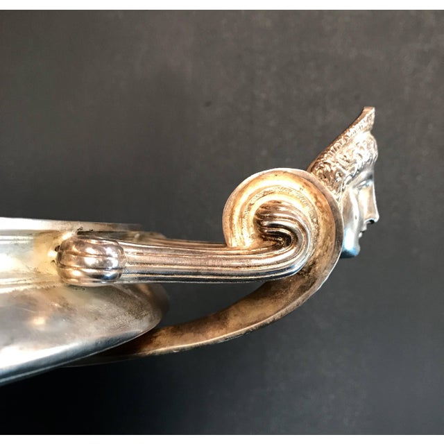 Metal Barbiedienne Tray in Silver For Sale - Image 7 of 9