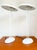 Vintage White Oval Table Lamps from Brilliant Leuchten, 1970s, Set of 2 For Sale - Image 6 of 15