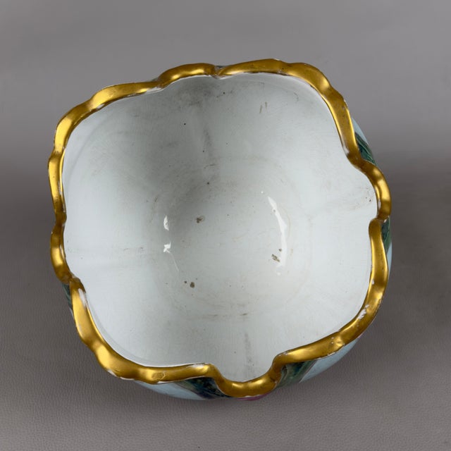 Antique Verbano Laveno Ceramic Vase, 1940s For Sale - Image 6 of 11
