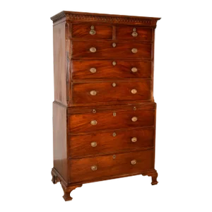 18th Century Mahogany Chest on Chest