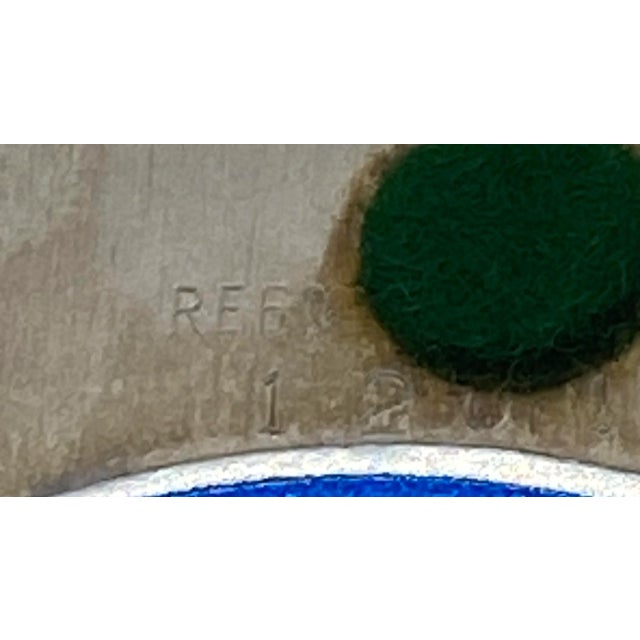 Metal Vintage Reed & Barton Mid 20th Century Silverplate Sandwich Plate Bel Air #1201 For Sale - Image 7 of 13