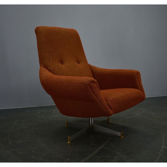 Mid-Century Swivel Chair, Italy, 1969s For Sale - Image 10 of 18