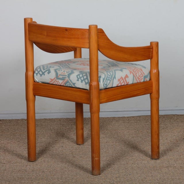 Wood Carimate Armchairs by Vico Magistretti for Cassina, 1960, Set of 2 For Sale - Image 7 of 8