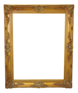 Large Baroque Style Gilt Pine Frame