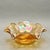 Art Deco Antique Imperial Glass “Optic Flute” Marigold Carnival Glass Ruffled Bowl For Sale - Image 3 of 7