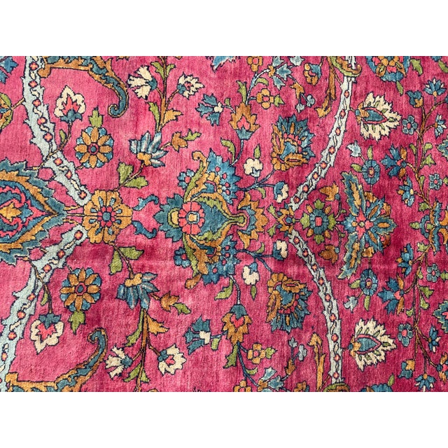 Antique Persian Mohajeran Sarouk Carpet For Sale - Image 12 of 12