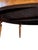 Oval Table in Walnut-Veneered Fir, 1980s For Sale - Image 3 of 6
