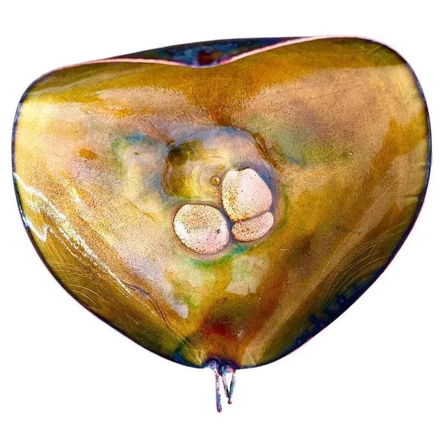 Metal Enameled Copper Bowl with Organic by Gio Ponti, 1960 For Sale - Image 7 of 7