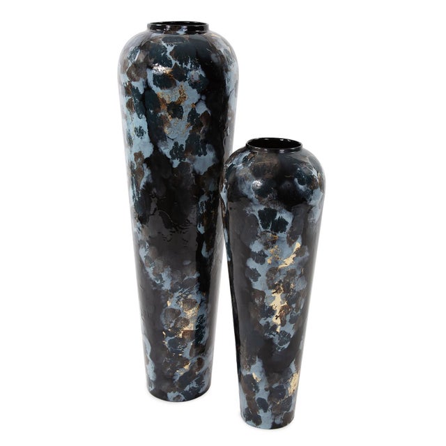 Oceanique Iron Torpedo Vase- Tall For Sale In Chicago - Image 6 of 10