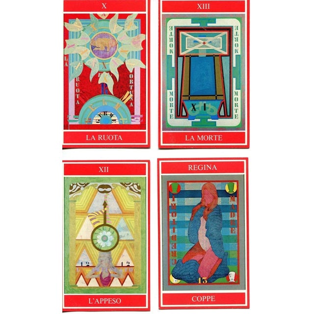 Tarots - The Complete 78 - Card Tarot by Andrea Picini 1979 For Sale - Image 9 of 9