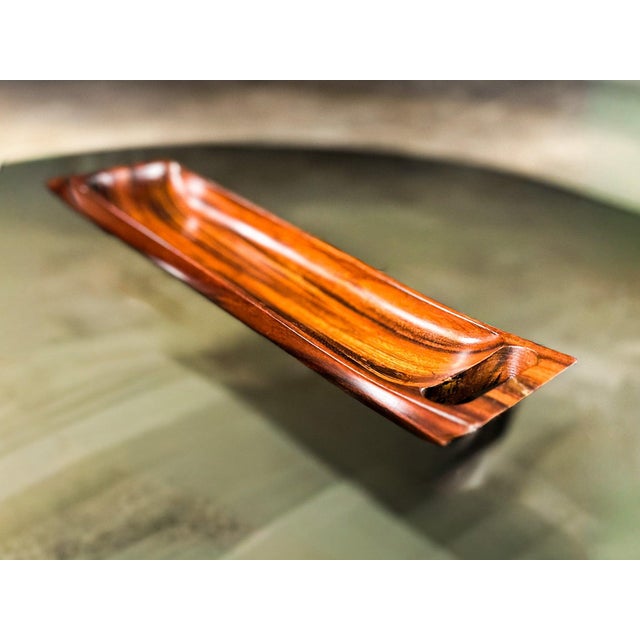 Sculptural Brazilian Rosewood Decorative Tray by Tropic Art, 1960s For Sale In New York - Image 6 of 12